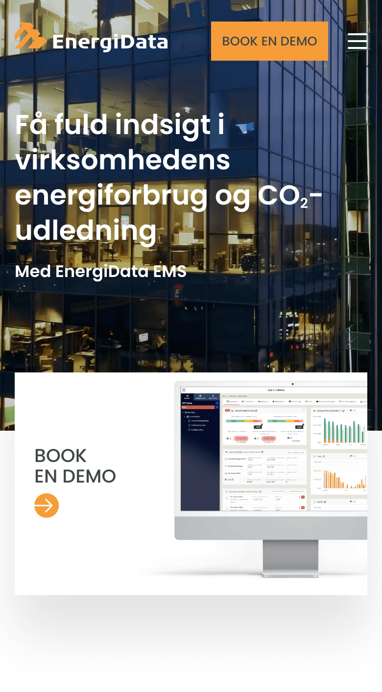 Screenshot af EnergiData websitet