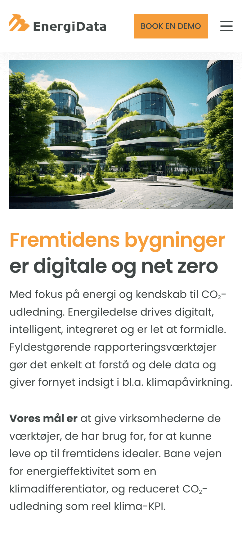 Screenshot af EnergiData websitet